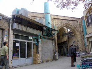بقایای دروازه محمدیه ممحله بازار تهران